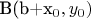 B(b+x_0,y_0)