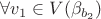 $\forall v_1 \in V(\beta_{b_2})$