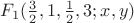 $F_1(\frac{3}{2},1,\frac{1}{2},3;x,y)$
