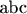 abc