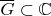 $\overline G\subset\mathbb C$