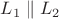 $L_1 \parallel L_2$