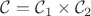 $\mathcal C = \mathcal C_1 \times \mathcal C_2$