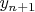 $y_{n + 1}$