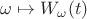 $\omega \mapsto W_\omega(t)$