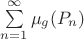 $\sum\limits_{n=1}^{\infty}\mu_{g} (P_{n})$