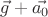 $\vec{g}+\vec{a_0}$