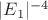$|E_1|^{-4}$ $|E_1|^{-4}$