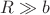 $R\gg b$