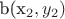 b(x_2,y_2)