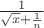 $\frac 1 {\sqrt x+\frac 1 n}$