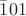 $\bar101$