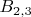$ B_{2,3}$