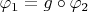 $\varphi_1=g\circ\varphi_2$