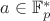 $a \in \mathbb{F}_p^*$