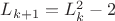$L_{k+1}=L_k^2-2$