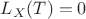 $L_X(T)=0$