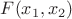 $F(x_1,x_2)$