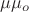 $\mu \mu_o$