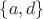 $\lbrace a, d\rbrace$