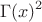 $$\Gamma (x)^2$$