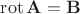 $\operatorname{rot} \mathbf A = \mathbf B$