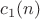 $c_1(n)$