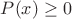 $P(x) \geq 0$