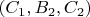 $(C_1, B_2, C_2)$