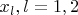 $x_l,l=1,2$