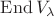 $\operatorname {End} V_\lambda$ $\operatorname {End} V_\lambda$