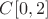 $C[0,2]$