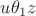 $u\theta_1 z$