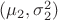 $(\mu_2,\sigma_2^2)$