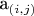 a_{(i,j)}