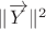 $\|\overrightarrow Y\|^2$