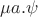 $\mu a.\psi$
