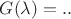 $G(\lambda)=..$