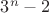 $3^n-2$