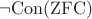 $\mathrm{\neg Con(ZFC)}$