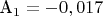 A_1=-0,017