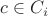 $c\in C_i$