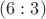 $(6:3)$