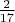 $\frac{2}{17}$