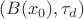 $(B(x_0),\tau_d)$