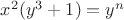 $x^2(y^3+1)=y^n$