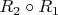$R_2\circ R_1$