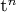 t^n