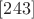$[243]$