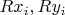$Rx_{i},Ry_{i}$